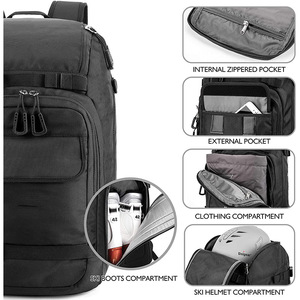 <span class=keywords><strong>Mochila</strong></span> de esquí impermeable portátil duradera personalizada <span class=keywords><strong>para</strong></span> viajes al aire libre equipo de deporte de nieve de invierno botas de Snowboard Almacenamiento de cosas - Product Image 5