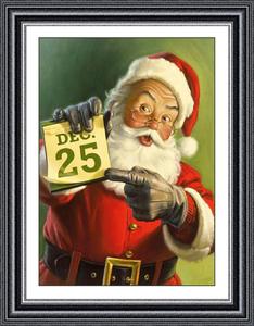 Bellflower X0526 Tùy Chỉnh Giáng Sinh In Thân Thiện Với Môi Tự Làm Sơn Kim Cương Vòng Khoan Trẻ Em Santa Claus Thiết Kế 30x40cm - Product Image 2