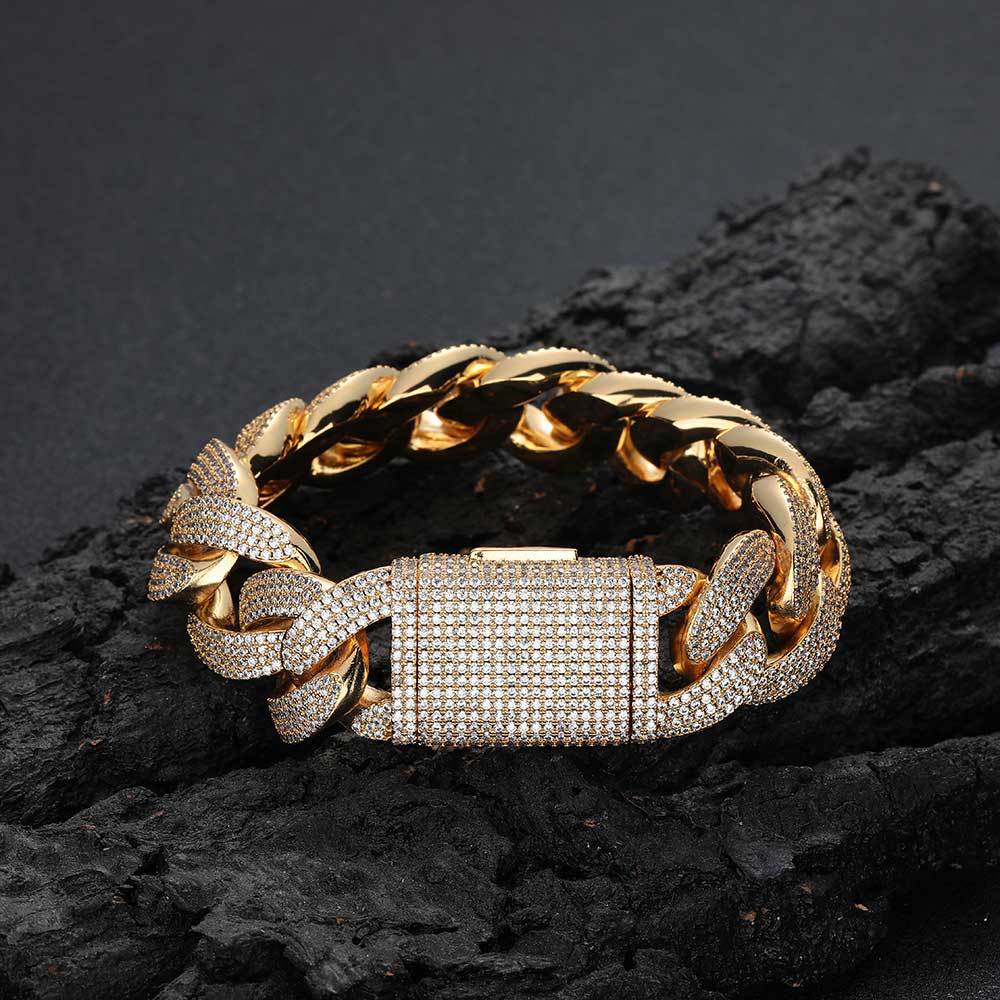 Gold (width 20mm) - bracelet 8 inches