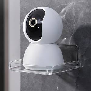 Estante para cámara flotante de montaje en pared pequeño acrílico, paquete de 2 soportes para monitor de bebé, almacenamiento de montaje en pared <span class=keywords><strong>Echo</strong></span> <span class=keywords><strong>Dot</strong></span> 5th - Product Image 3