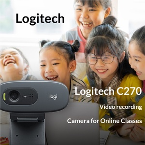 Caméra Web USB Plug-and-Play <span class=keywords><strong>HD</strong></span> 3MP 30FPS authentique <span class=keywords><strong>C270</strong></span>/C270i pour l'international, en stock pour les cours en ligne - Product Image 2