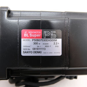 Motor servo AC original Sanyo Denki P50B07030DXS00M de 300W para máquina CNC/SMT - Product Image 1