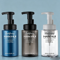 Bouteille pompe à mousse PET 500 ml vide, distributeur de mousse pour savon pour les mains, nettoyant visage