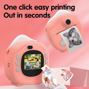 Cámara de Impresión Instantánea para Niños con Sensor CMOS, Zoom Óptico de 10x-20x, Función de Grabación en Tarjeta MicroSD - Product Image 3