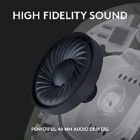 Auriculares para Juegos Logitech G435 LIGHTSPEED de 165 g, Micrófono Dual Beamforming de 40 mm, Batería de 18 Horas para PC, PS5, Switch