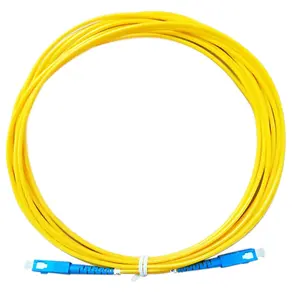 Supply Network Single Mode Simplex 2.0mm 3 meter SC / UPC-SC / UPC Fiber Optic FTTH Drop Patch Cord