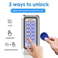 Sistema de Control de Acceso Metálico Autónomo con Teclado Fácil para Exterior, 1000 Usuarios, IP66, Impermeable