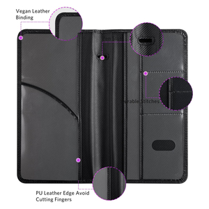 Organizador Premium para Guantera de Vehículo, Porta Documentos de Registro y <span class=keywords><strong>Seguro</strong></span> de Auto con Cierre Magnético para Documentos, Tarjetas y Licencias - Product Image 3
