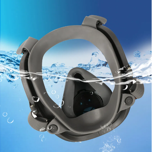 थोक पूर्ण चेहरे सिलिकॉन औद्योगिक गैस मास्क धूल और श्रमिकों के लिए सुरक्षा के साथ फॉर्मलाडेहाइड श्वसन - Product Image 5