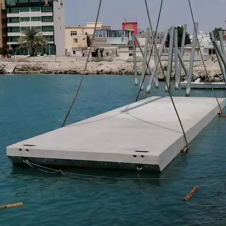 Лучшая понтоновая яхта, модульный плавающий Понтонный бетонный мост