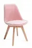 Modern Pink High Quality Wooden Tufted <b>Velvet</b> <b>Dining</b> <b>Chair</b> for Home Furniture Living Room - Product Image 4