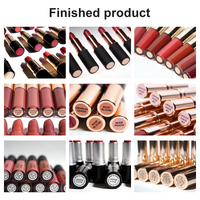Machine d'étiquetage intelligente haute précision à prix d'usine, équipement professionnel d'étiquetage de cosmétiques pour le fond des tubes de rouge à lèvres