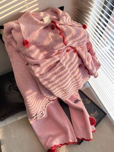 Pyjama en velours pour femmes, automne et hiver, cardigan épais, style japonais, design en fourrure, lettre, combinaison de maison - Product Image 3