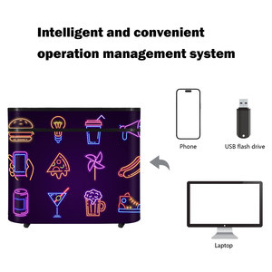 Pantalla LED Inteligente Qray para Mostrador de Recepción, <span class=keywords><strong>Adobe</strong></span> RGB 98%, HDR 1000:1, para Vestíbulo Corporativo, Tienda Minorista, Promoción de Marca Comercial - Product Image 2
