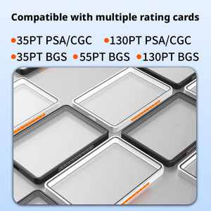 Étui magnétique pour slab PSA, protecteur de slab en aluminium résistant aux UV avec verre trempé, présentoir empilable en métal pour cartes CGC PS - Product Image 5