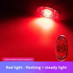 LKT nueva luz de Flash 9LED para chasis de coche camión remolque motocicleta todoterreno atmósfera <span class=keywords><strong>modificada</strong></span> 12V/24V rejilla de luz - Product Image 6