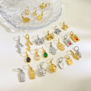 จี้เพชรซิคอนชุบทอง ราคาขายส่งแบบ B2B ทนทานต่อการกัดกร่อน คงสีได้นาน - Product Image 4