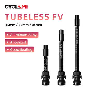 Válvula sin cámara para bicicleta CYCLAMI 45/65/85mm válvula Presta para bicicleta CNC Válvula de bicicleta de aleación de aluminio FV <span class=keywords><strong>Tubeless</strong></span> Road <span class=keywords><strong>MTB</strong></span> - Product Image 1
