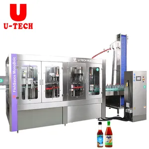 Automatic High Speed Rotary PET Small Bottle Tomato Chilli Pepper Fish Sauce Filling Machine