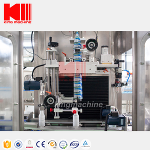 King Máy Tự Động PVC <span class=keywords><strong>Shrink</strong></span> <span class=keywords><strong>Sleeve</strong></span> Ghi Nhãn Máy Cho Nước Ép Chai Thủy Tinh PET - Product Image 4