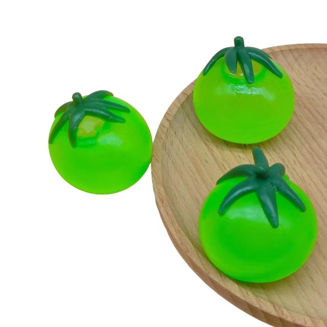 Release Stress Tomato Release Toy Funny Decompression Squeeze Squishy Toys Hot Selling Fruit Tomato Anti-stress Ball