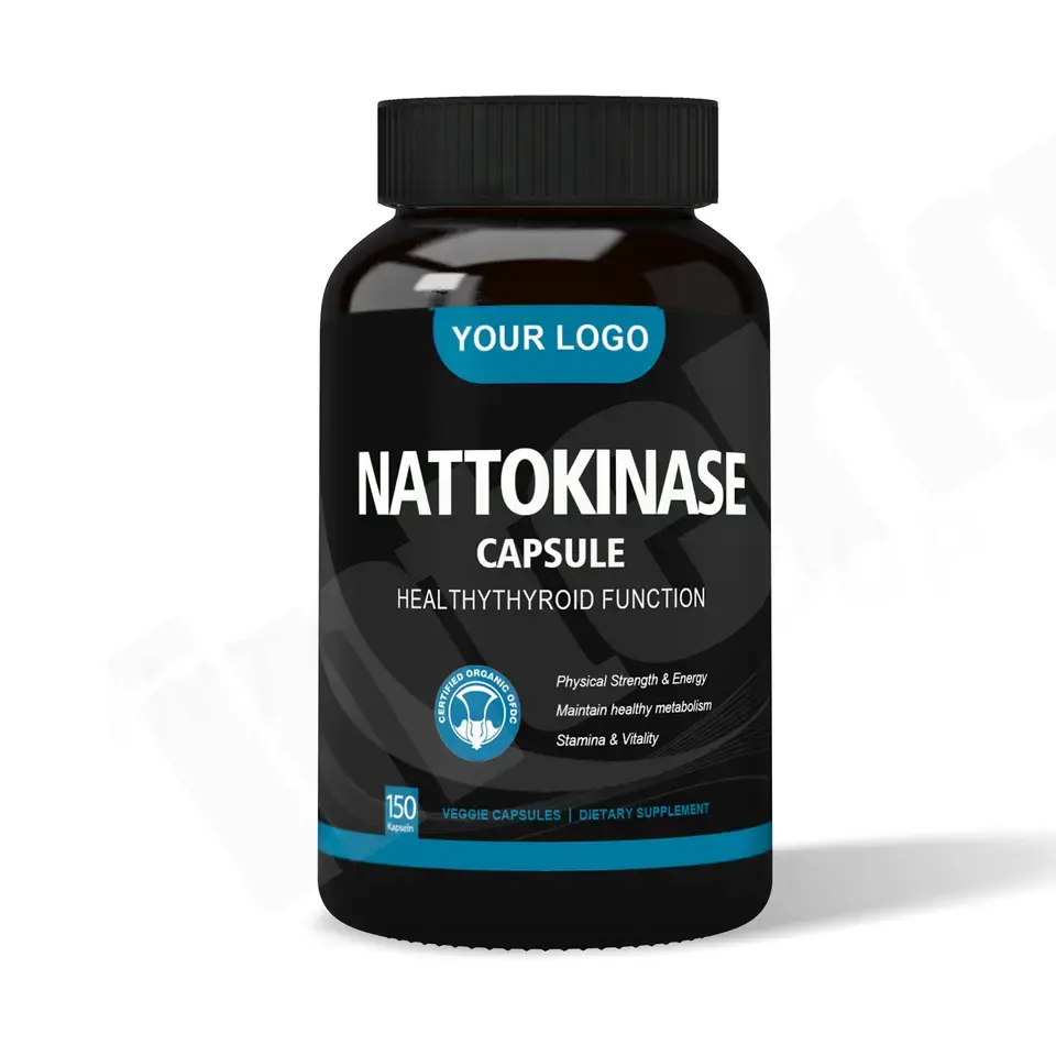 Biocaro Oem Private Label Biologische Nattokinase Supplementen Tabletten Natto Extract Softgel Nattokinase Capsules