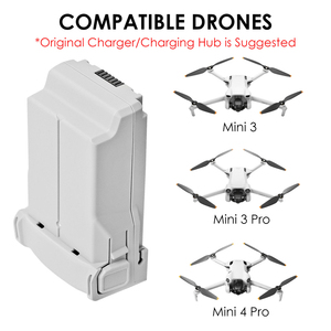 Para <span class=keywords><strong>DJI</strong></span> <span class=keywords><strong>Mini</strong></span> <span class=keywords><strong>3</strong></span> / <span class=keywords><strong>Mini</strong></span> <span class=keywords><strong>3</strong></span> <span class=keywords><strong>PRO</strong></span>/ <span class=keywords><strong>Mini</strong></span> 4 <span class=keywords><strong>Pro</strong></span> Batería 3850mAh 7,38 V Batería de repuesto de Vuelo Inteligente de alta capacidad - Product Image 2