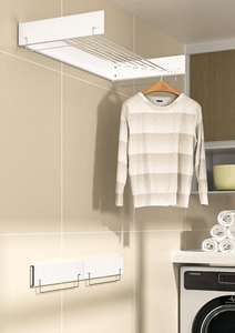 Haute qualité en aluminium pliable à trois couches écologique Durable 100cm sèche-linge mural organisateur de vêtements pour vivre - Product Image 4