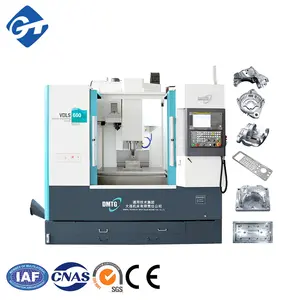 GT DMTG VMC600 Spindle mili konik Cnc freze makinesi CNC dikey işleme merkezi Pinnacle yüksek doğruluk doğrusal yol serisi