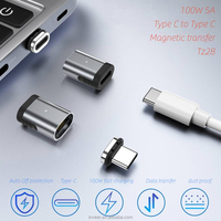 Inveer 240W Adaptateur USB C magnétique Câble de charge de type C à angle droit avec connecteur rotatif à 90/180 degrés État neuf