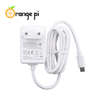 Orange Pi 5 Pro 16GB+256GB Mini PC Modul EMMC Gigabit Ethernet WiFi+BT BLE 5V5A Catu Daya Tipe-C Papan Pengembangan DDR5