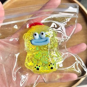 New Creative 7cm Maltose Big-Mouthed Christmas <b>Bear</b> TPR Squeeze Toy Portable Stress Relief Gift for Kids Adults Easy Mood - Product Image 2