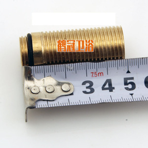 Grifo de lavabo Crane Crown de latón con patas altas, de un solo orificio, montado en cubierta, estilo tradicional - Product Image 3