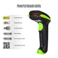 Escáner de código de barras Nice Look serie YHD-5700, lector de código de barras 1D 2D QR con cable/inalámbrico/diente azul, método de conexión múltiple