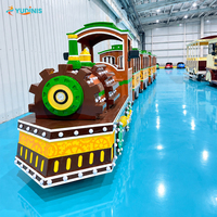 Fabricant de trains à pédales pour parcs d'attractions, train électrique miniature sans rails pas cher pour enfants