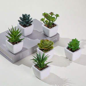 Duofu Maceta de cerámica en maceta artificial Planta artificial Decoración del hogar <span class=keywords><strong>Widget</strong></span> - Product Image 1