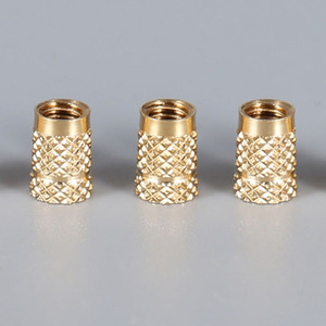 Tùy Chỉnh M3 M4 M5 M6 Mặt Bích Có Knurled Siêu Khuôn Chèn Cho Nhựa Brass Đồng <span class=keywords><strong>Threaded</strong></span> Chèn Nut Cho Gỗ Ô Tô Tiêm - Product Image 3