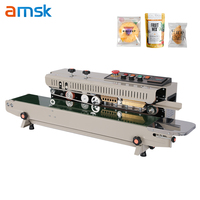Machine FR-1000 automatique de cachetage de chauffage à haute configuration avec la machine d'emballage de scellant de bande de sac de poche de nourriture d'imprimante à jet d'encre