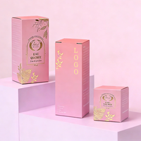 Cajas de Cartón Reciclables Biodegradables Impresas Personalizadas, Embalaje Brillante de Bajo MOQ, Cajas de Papel Plegables con Esponja, Coloridas, para Cosméticos y Cuidado de la Piel