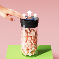 Pot alimentaire transparent hermétique, boîte de conservation sous vide, récipient alimentaire durable pour légumes et café, rangement domestique