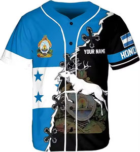 Seragam Baseball Klasik dengan Cetak 3D di Seluruh Permukaan, Set Seragam Baseball untuk Pria, Produsen Pakaian - Product Image 2