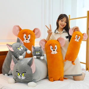 Topo gatto personalizzato lungo striscia di peluche cuscino <span class=keywords><strong>Tom</strong></span> gatto peluche divano peluche bambola peluche animali di peluche giocattolo - Product Image 3