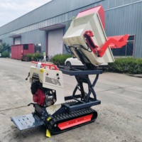 Mini 500kg/1000kg Kapazität Crawler Transporter Gummi ketten kipper Lader Mini Muldenkipper Produkt kategorie Lader