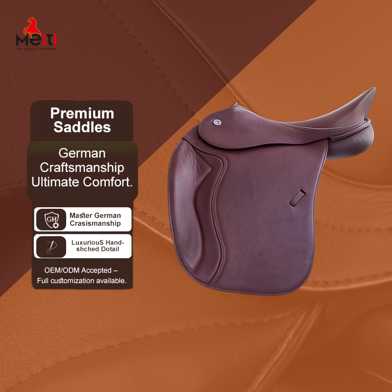 Wille Genuine Leather English Dressage Saddle