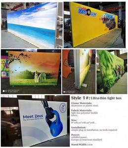 กล่องไฟผ้า LED สำหรับงานแสดงสินค้าพร้อมพิมพ์ UV ตามสั่ง - Product Image 2