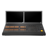 Consola de Control Ma2 Black Horse, Pantalla Táctil Capacitiva TFT-LCD de 19 Pulgadas, Pantalla Dual, Controlador DMX512, Trackball para Luces Beam/Par, Clasificación IP33