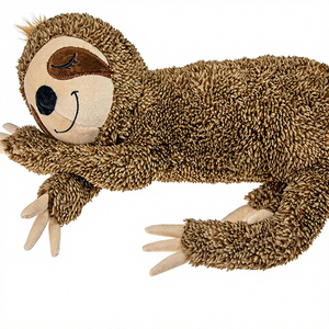 Jouet pour chien <span class=keywords><strong>Karlie</strong></span> Sloth en peluche courte marron fabriqué en Chine 26 x 10 cm - Product Image 1