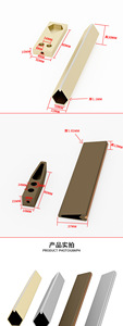 Barra Colgante para Armario de Aleación de Aluminio, Barra Transversal para Armario, Barra Superior para Colgar Ropa en Armario de Esquina, Moderna y Sencilla - Product Image 5