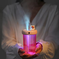 Portable USB Mini Air LED Humidificateur Lumière Colorée Date Ultrasonique Logo Personnalisé Diffuseur pour Voitures Hôtels Ménages 1 An