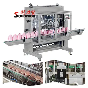 Solidpack Hot Sale Detergent Bottle Soap Liquid Machinery From China Sanitizer Filling Machine Hand